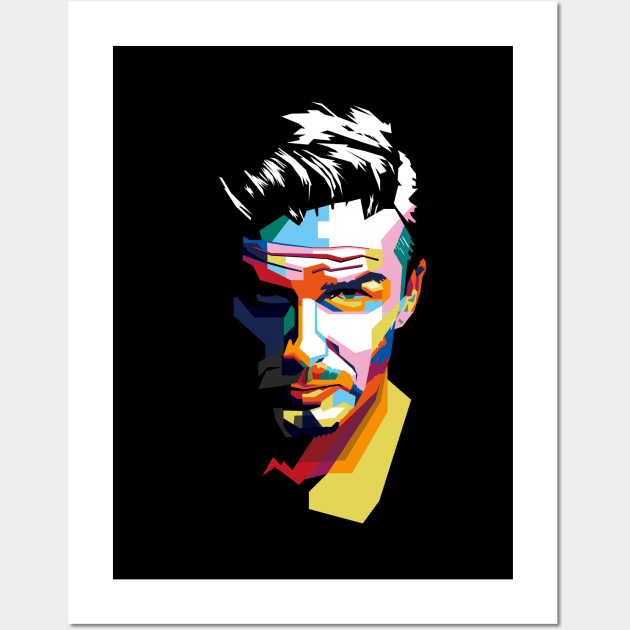 WPAP-david beckam Wall Art by pucil03